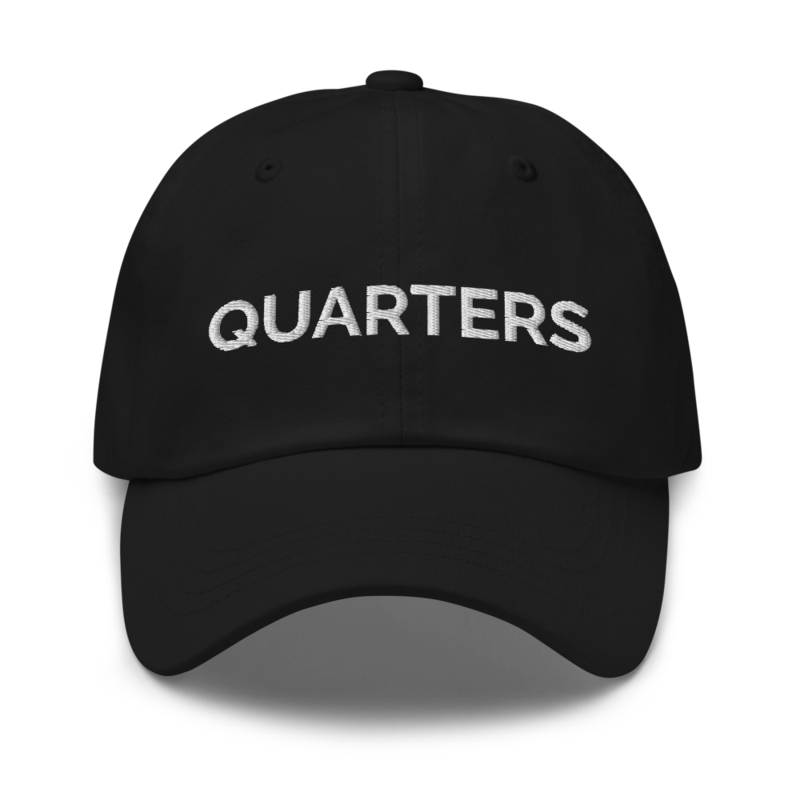 Quarters Hat - Black