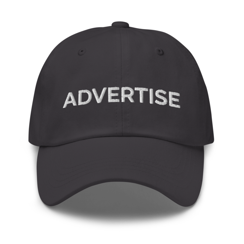Advertise Hat - Dark Grey