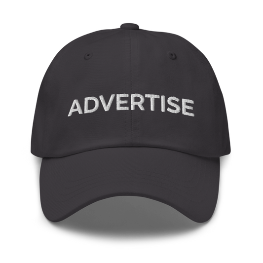 Advertise Hat - Dark Grey