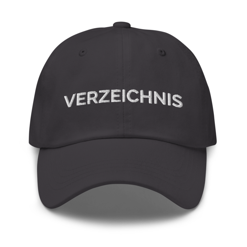 Verzeichnis Hat - Dark Grey