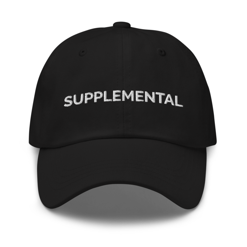 Supplemental Hat - Black