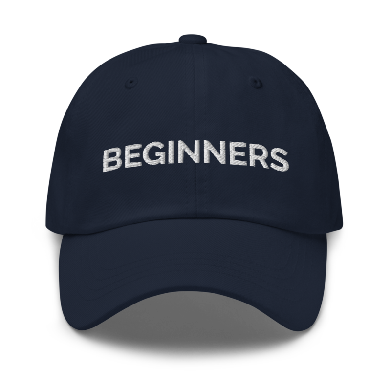 Beginners Hat - Navy