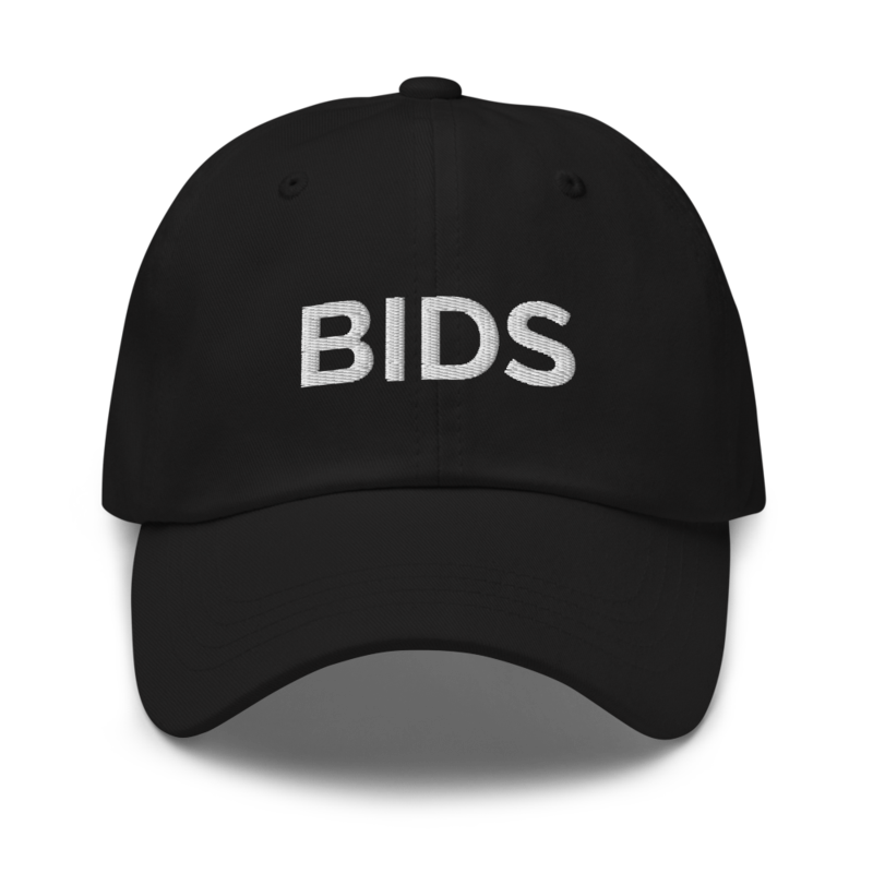 Bids Hat - Black
