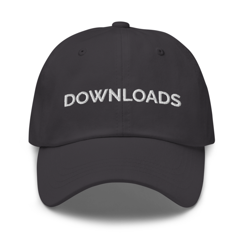 Downloads Hat - Dark Grey