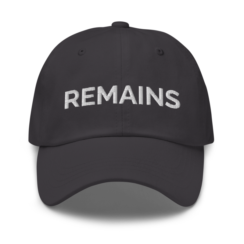 Remains Hat - Dark Grey