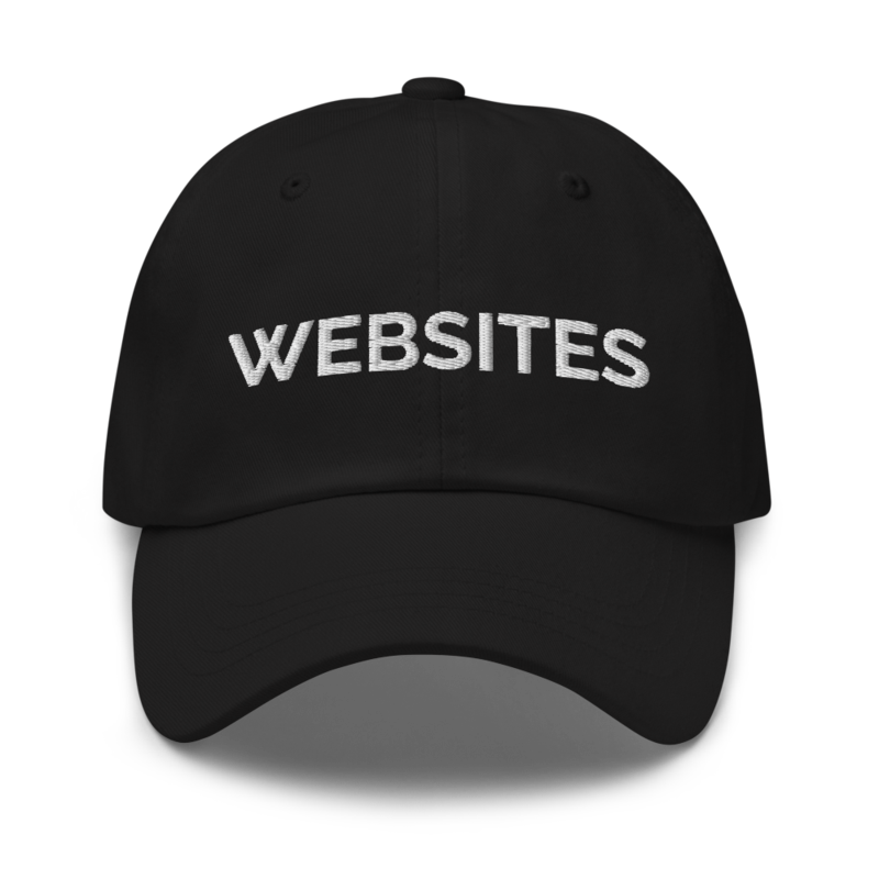 Websites Hat - Black