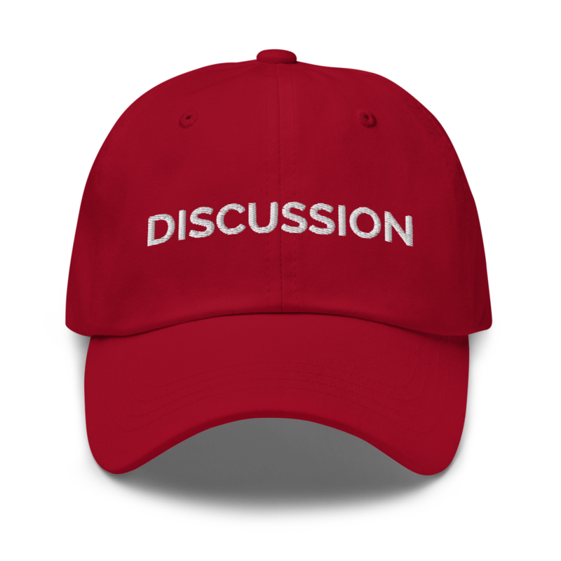 Discussion Hat - Cranberry