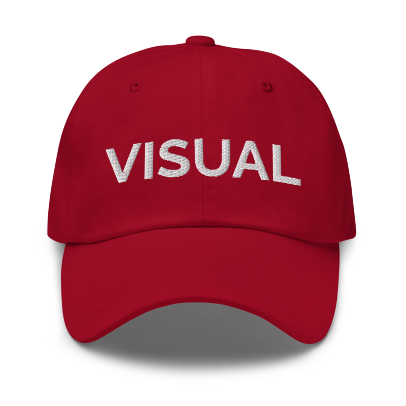 Visual Hat - Cranberry