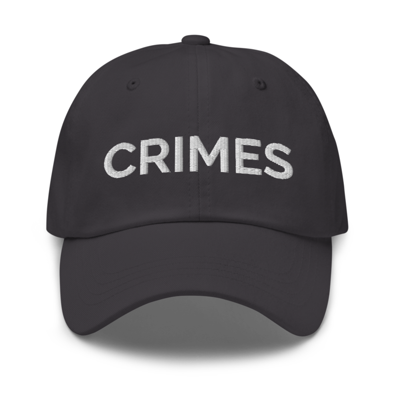 Crimes Hat - Dark Grey
