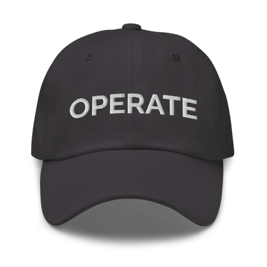 Operate Hat - Dark Grey