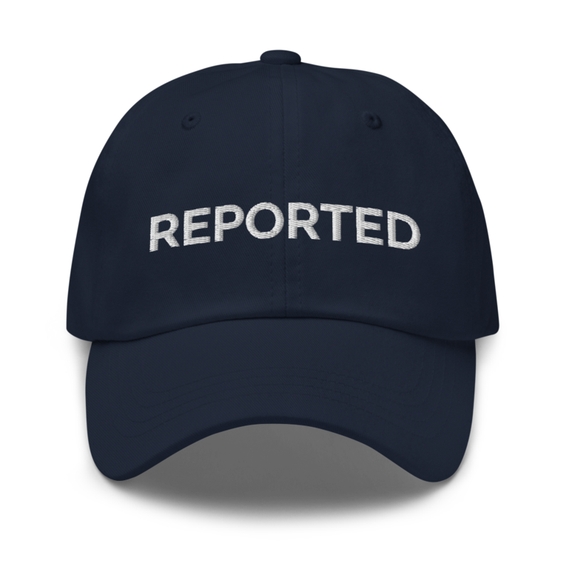 Reported Hat - Navy