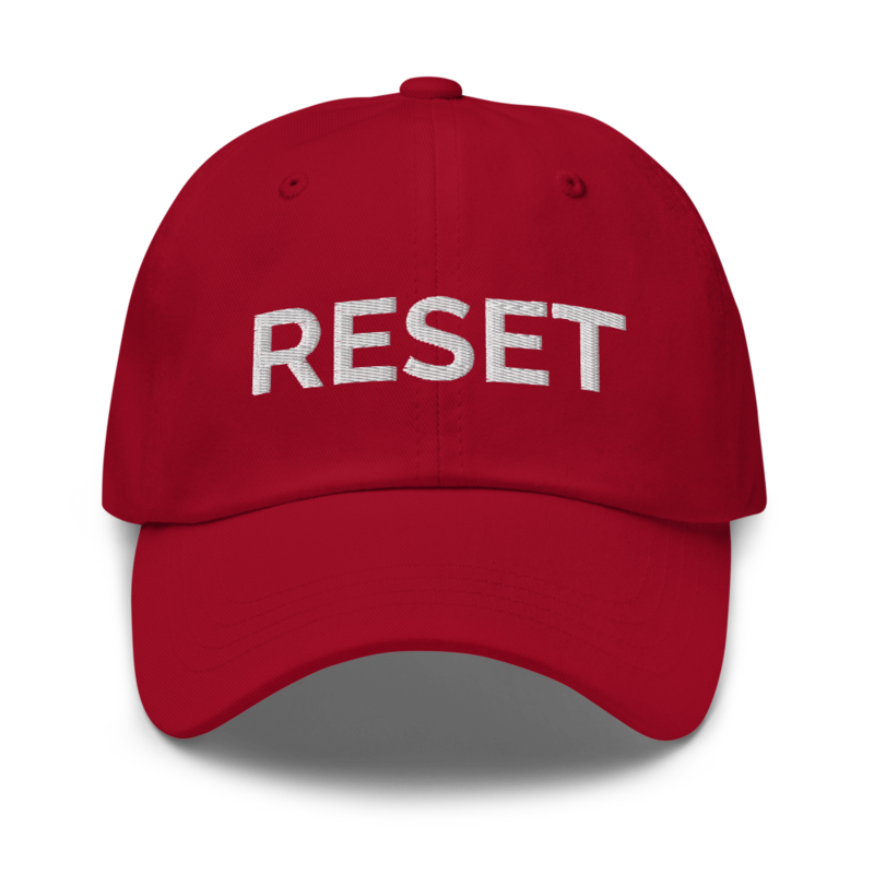 Reset Hat - Cranberry