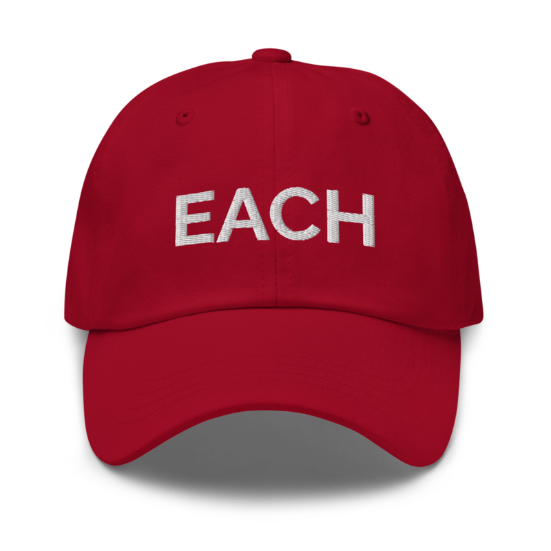 Each Hat - Cranberry