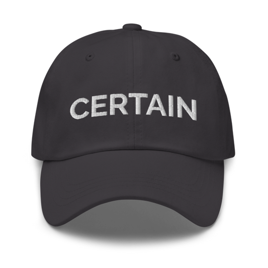 Certain Hat - Dark Grey