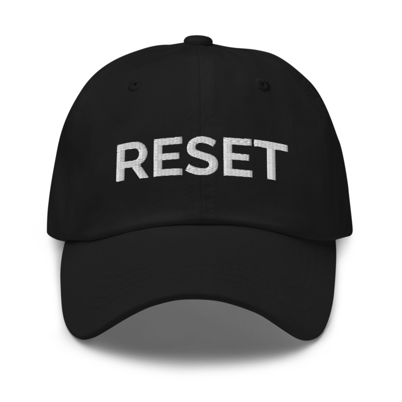Reset Hat - Black