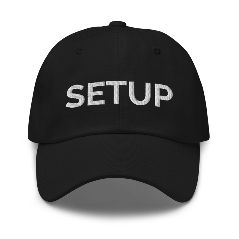 Setup Hat - Black