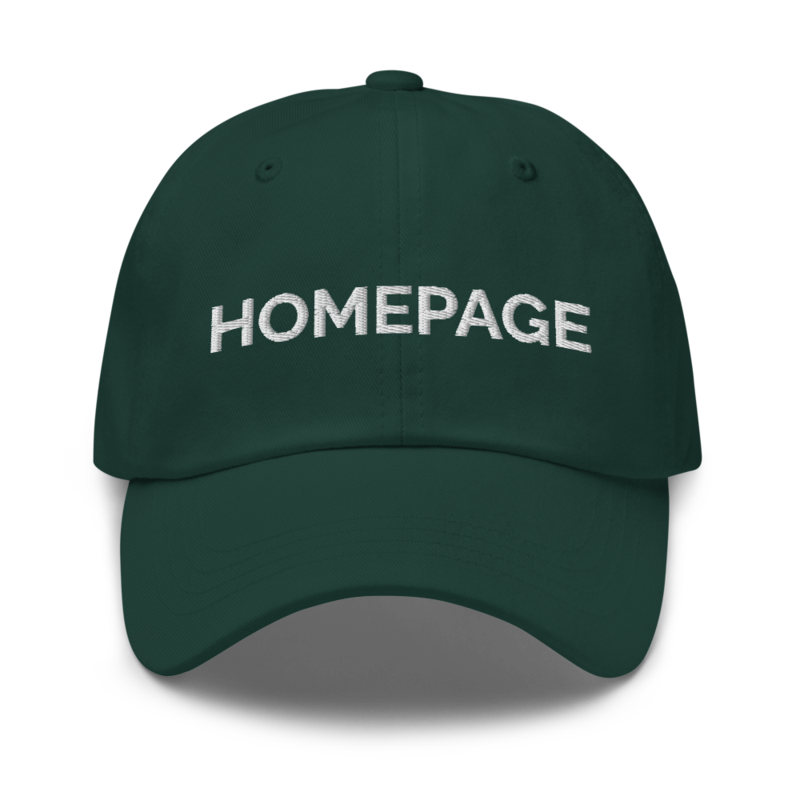 Homepage Hat - Spruce