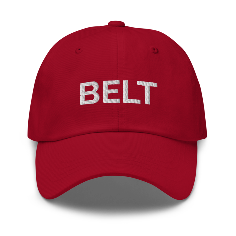 Belt Hat - Cranberry