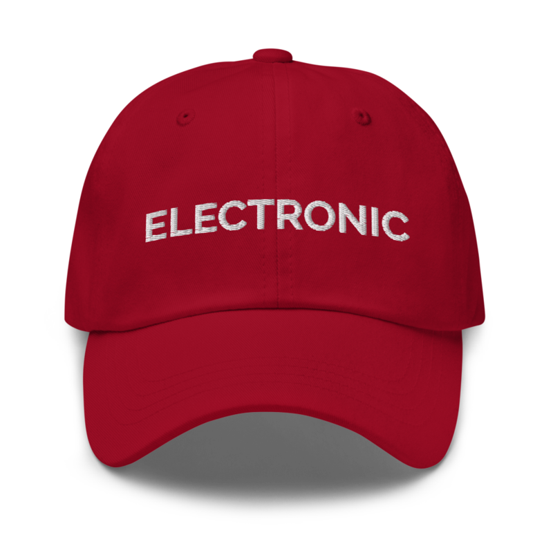 Electronic Hat - Cranberry