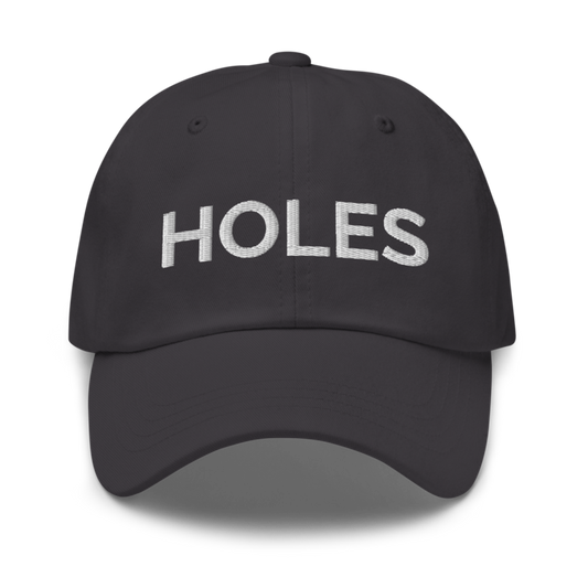 Holes Hat - Dark Grey