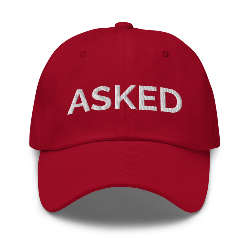 Asked Hat - Cranberry