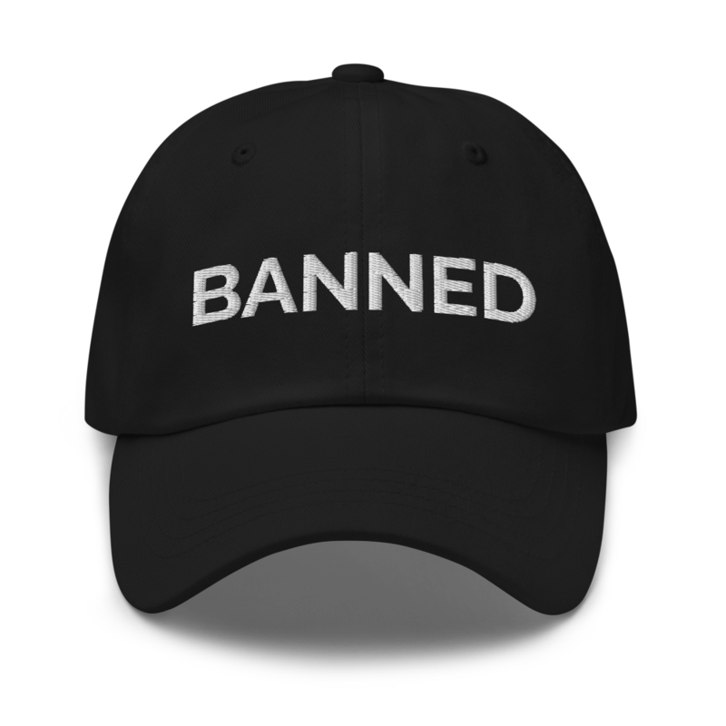 Banned Hat - Black