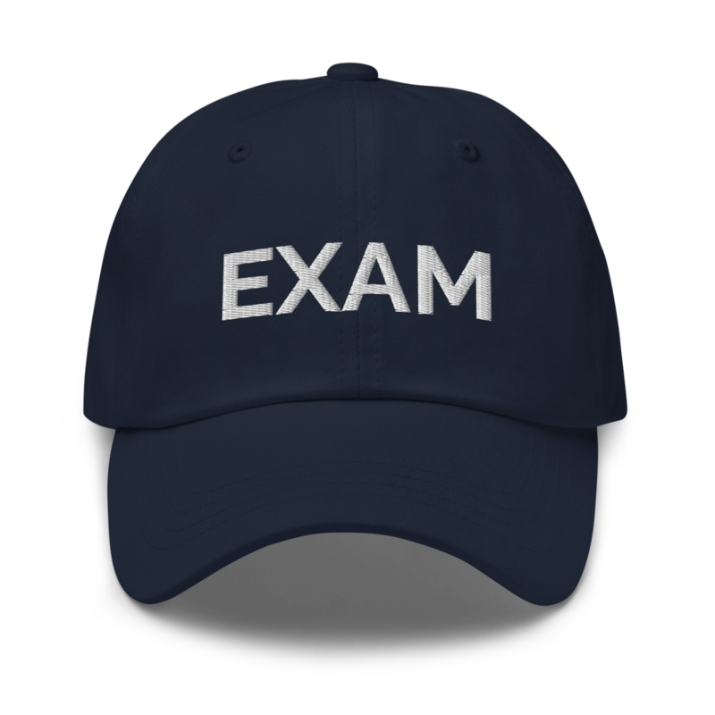 Exam Hat - Navy
