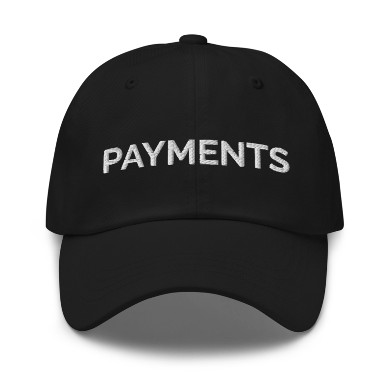 Payments Hat - Black