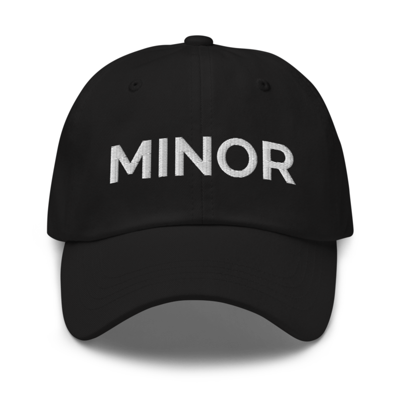 Minor Hat - Black