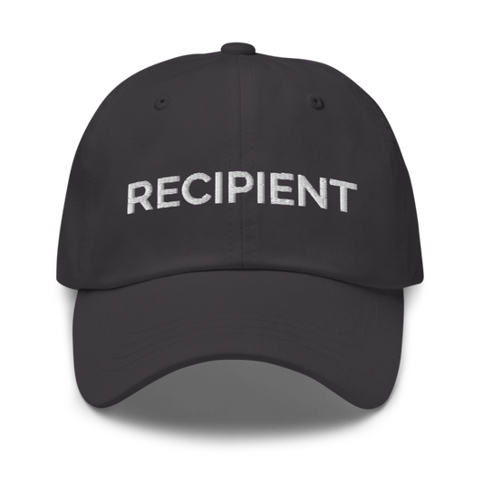 Recipient Hat - Dark Grey