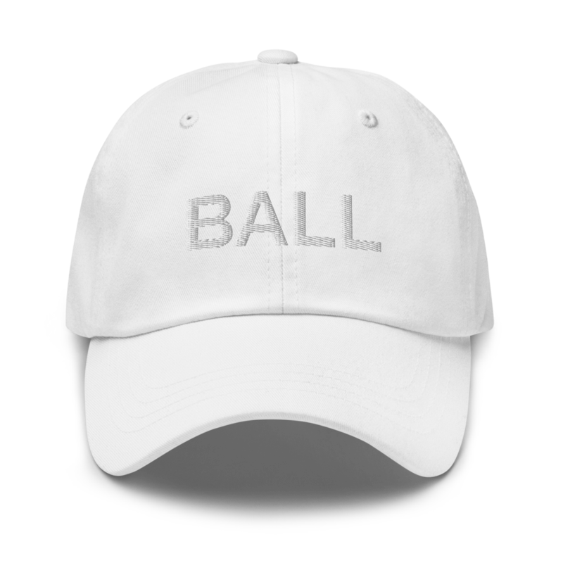 Ball Hat - White