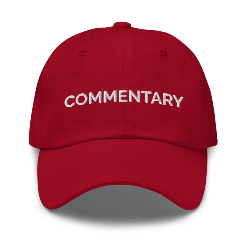 Commentary Hat - Cranberry