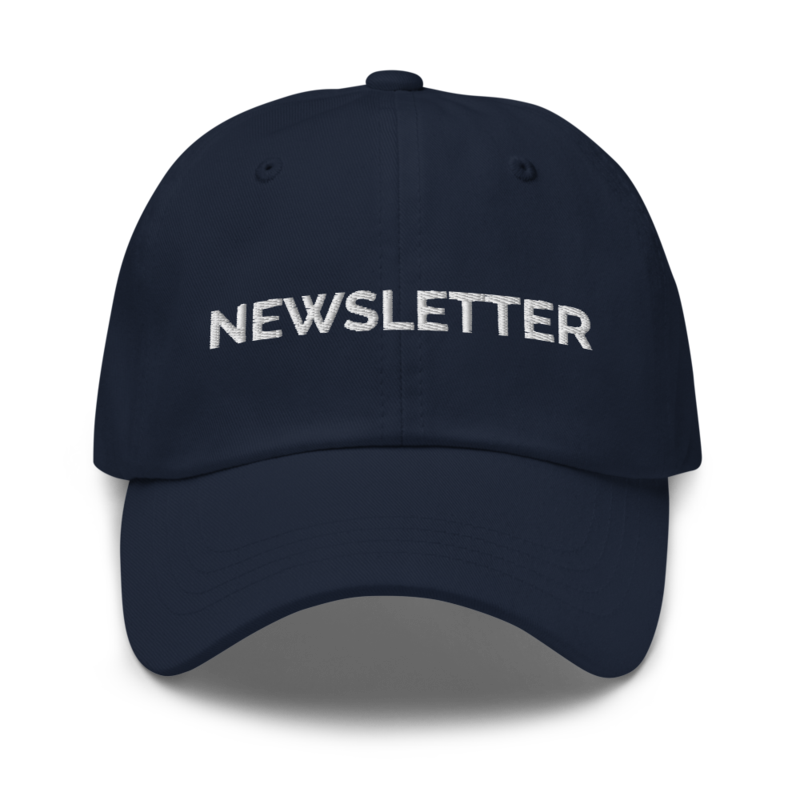 Newsletter Hat - Navy