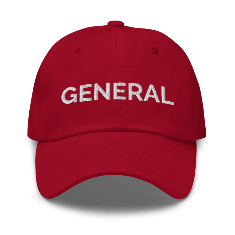 General Hat - Cranberry