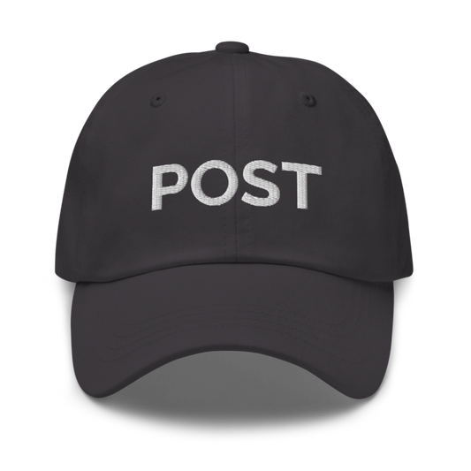 Post Hat - Dark Grey