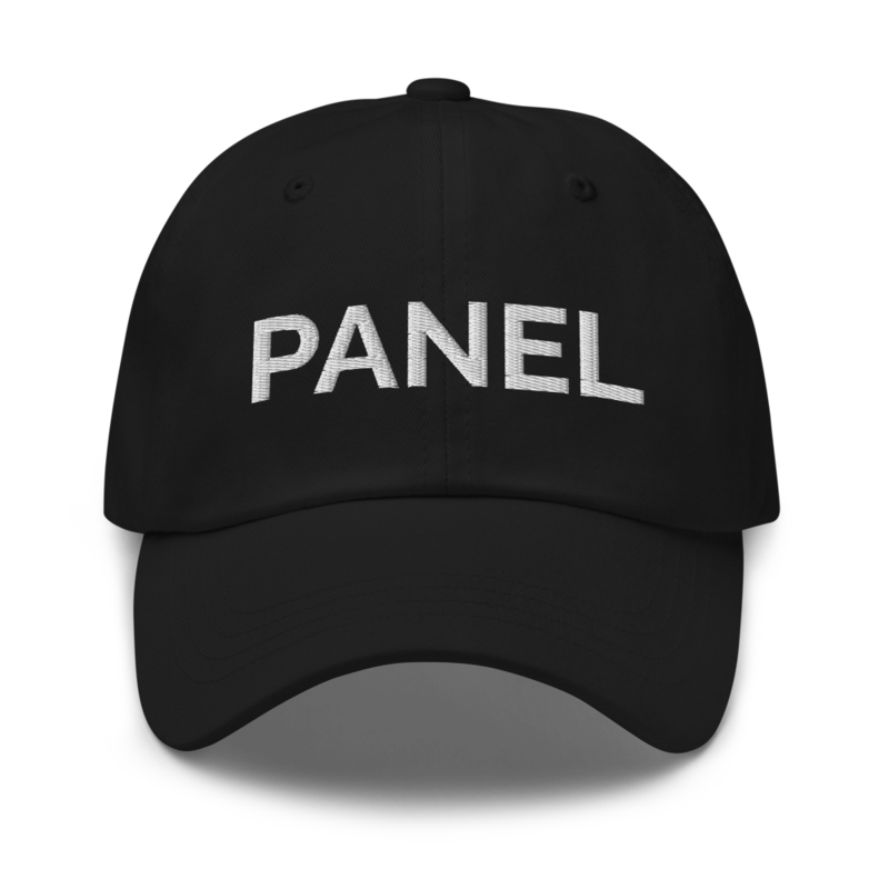 Panel Hat - Black