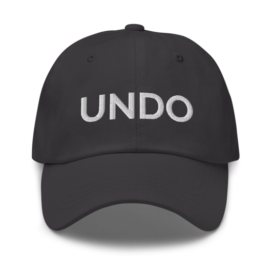 Undo Hat - Dark Grey