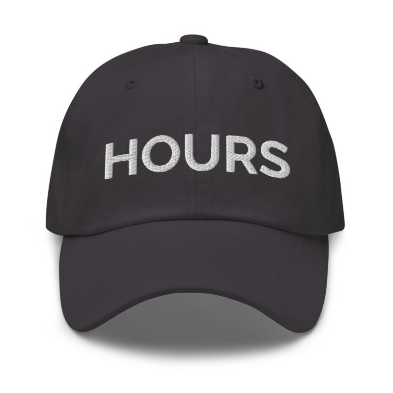 Hours Hat - Dark Grey