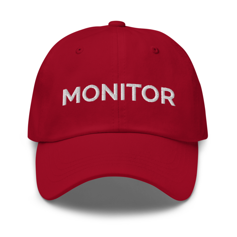 Monitor Hat - Cranberry