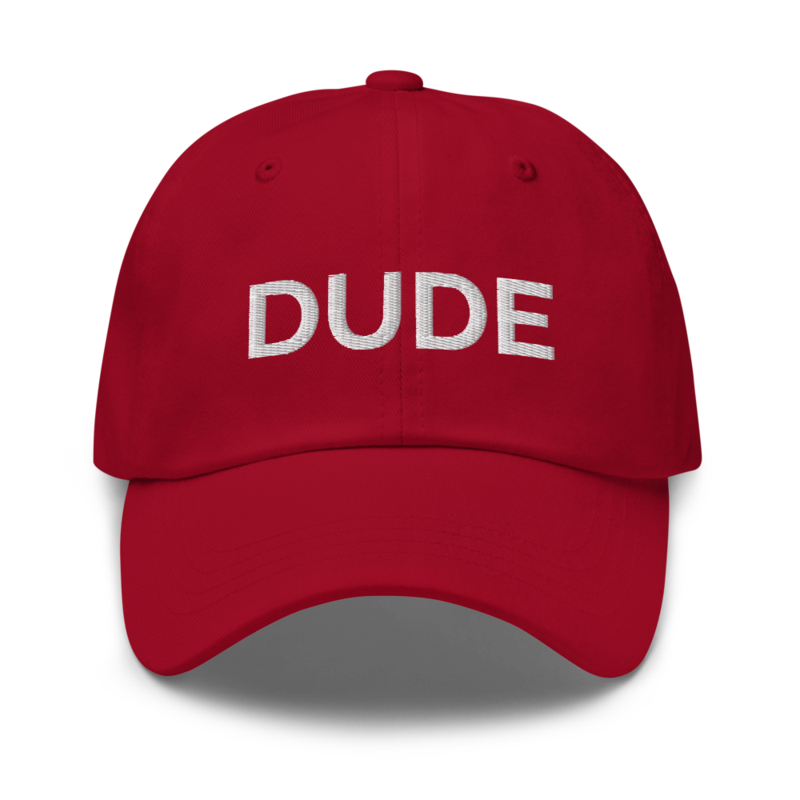 Dude Hat - Cranberry