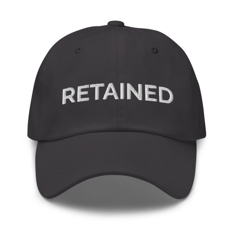 Retained Hat - Dark Grey