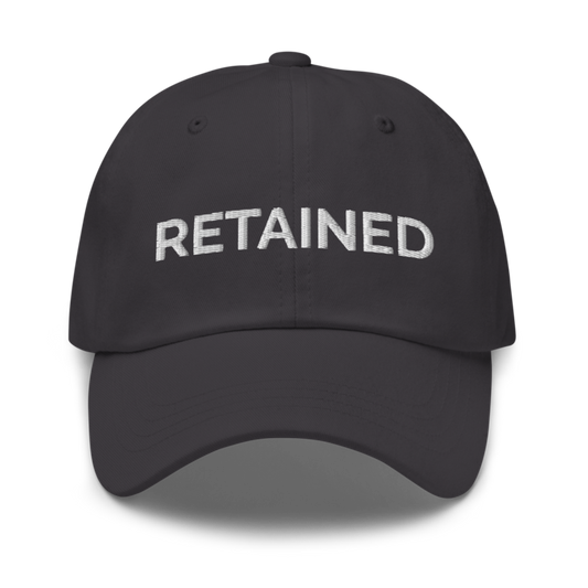 Retained Hat - Dark Grey
