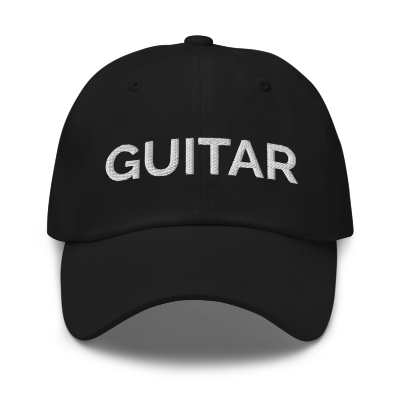 Guitar Hat - Black
