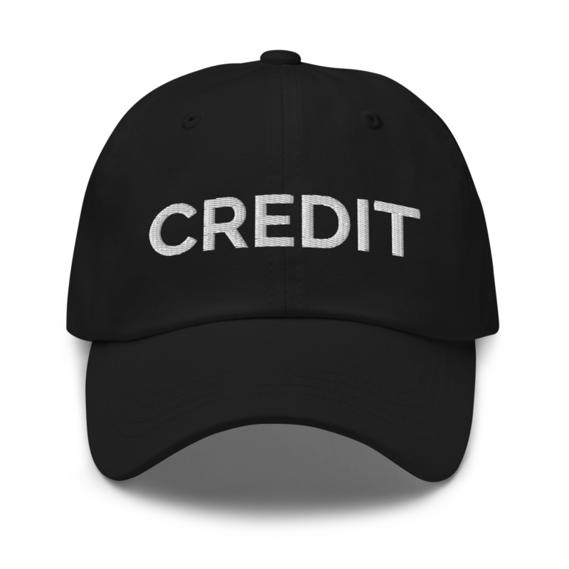 Credit Hat - Black