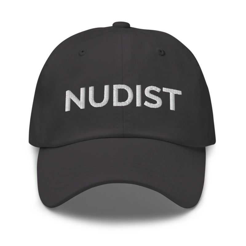 Nudist Hat - Dark Grey
