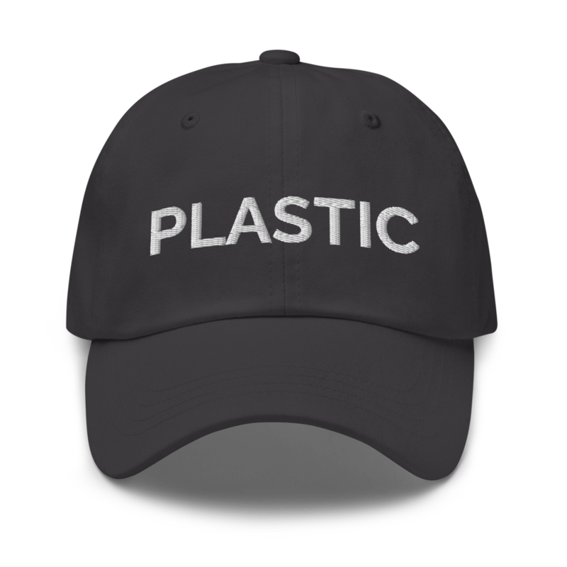 Plastic Hat - Dark Grey