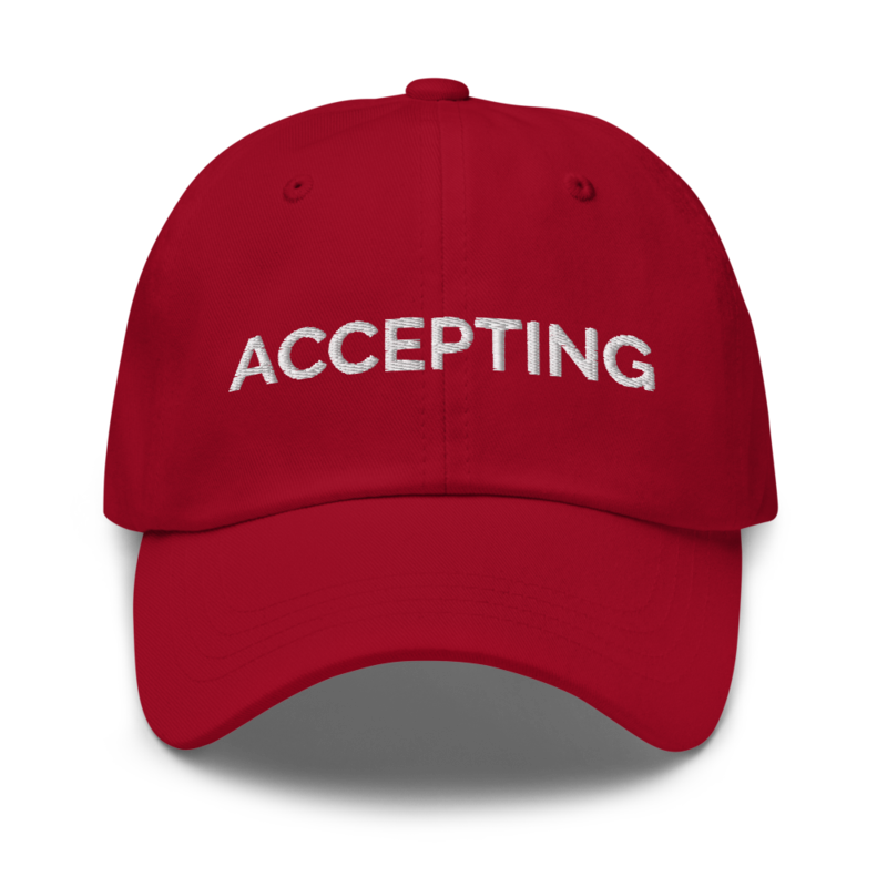Accepting Hat - Cranberry