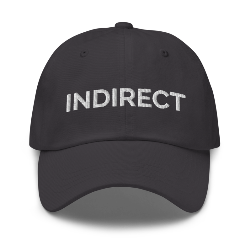 Indirect Hat - Dark Grey