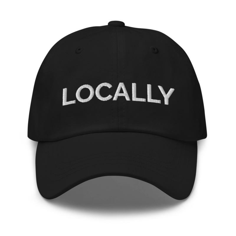 Locally Hat - Black