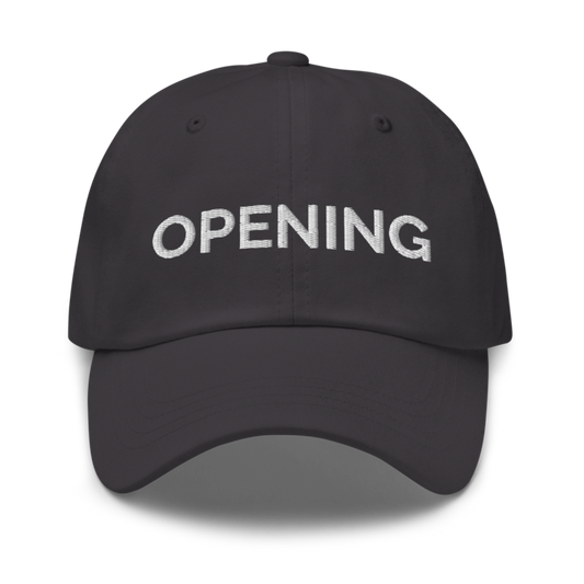 Opening Hat - Dark Grey